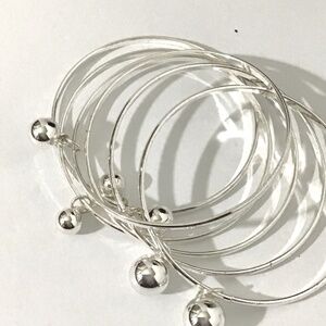 Liz Claiborne Silver Tone Bracelet Set